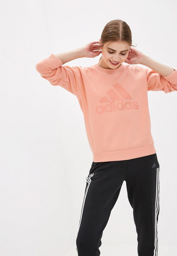 

Свитшот adidas, Коралловый, W MH BOS CREW