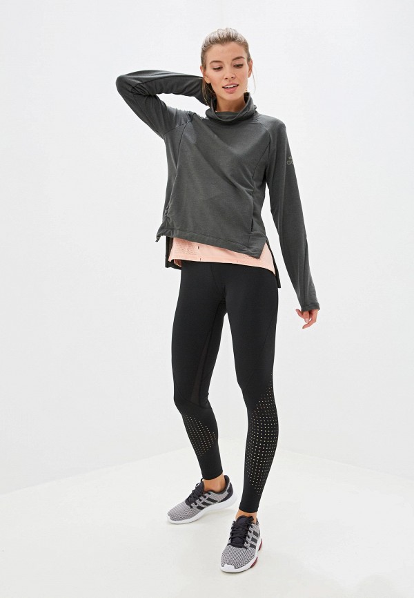 

Лонгслив спортивный adidas, Хаки, COZY CU