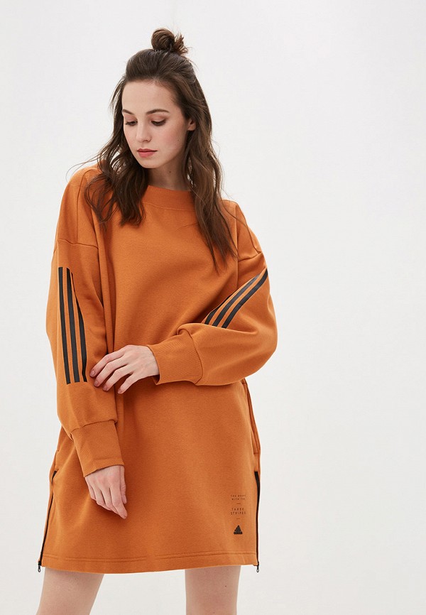 

Свитшот adidas, W ID TUNIC, Оранжевый