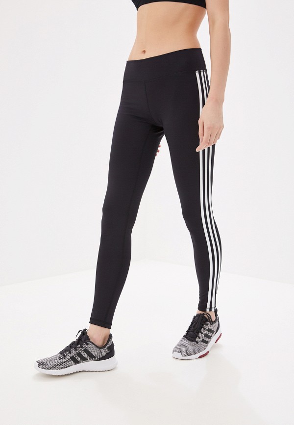 

Тайтсы adidas, adidas AD002EWFKAL2, Черный