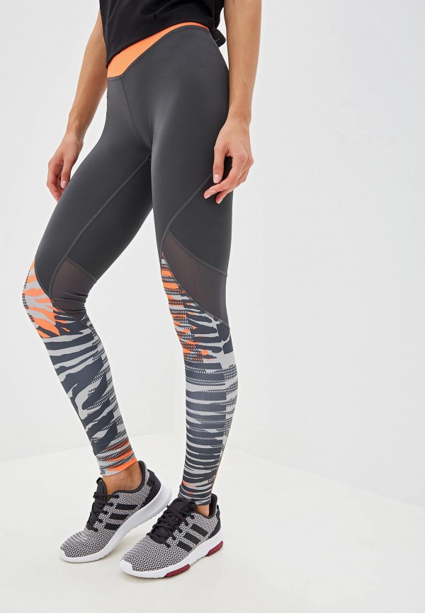

Тайтсы adidas, adidas AD002EWFKAL8, Серый