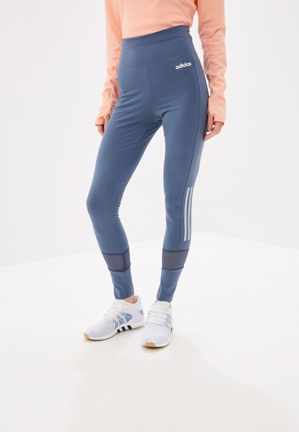 

Тайтсы adidas, adidas AD002EWFKAN8, Синий
