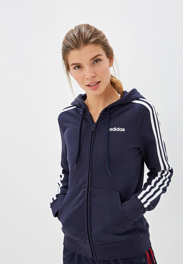 

Толстовка adidas, Синий, W E 3S FZ HD
