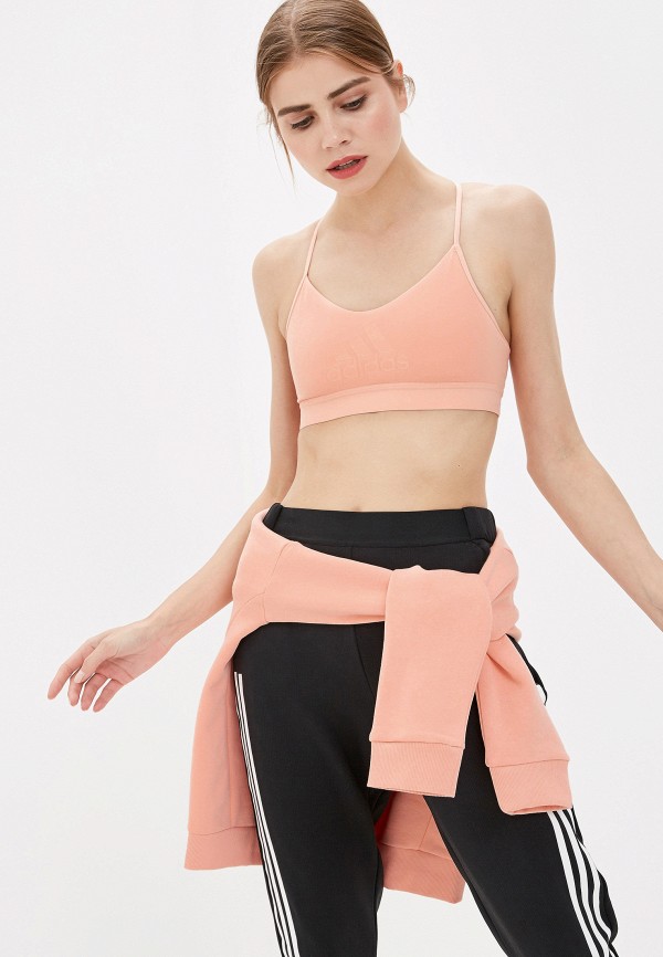 

Топ спортивный adidas, Розовый, adidas AD002EWFKAQ4