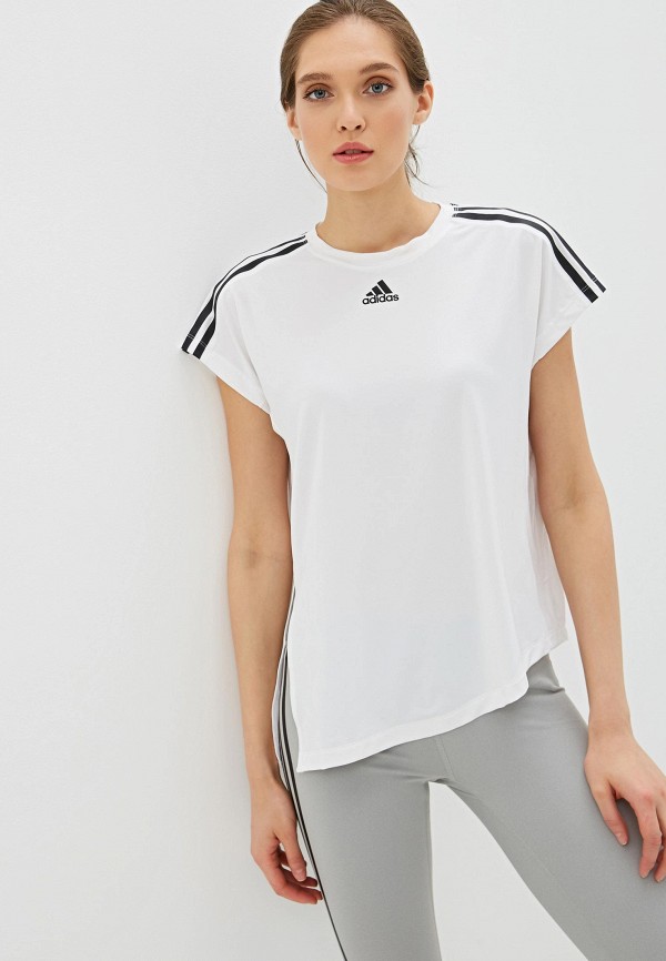 

Футболка спортивная adidas, adidas AD002EWFKAS0, Белый