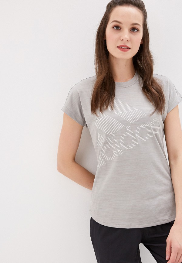

Футболка спортивная adidas, Серый, SS BOS LOGO TEE