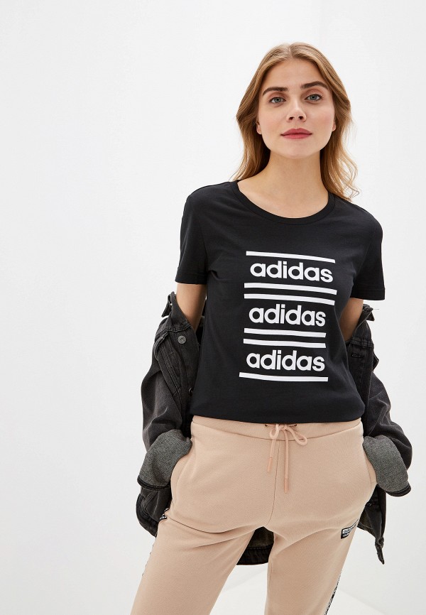 

Футболка adidas, Черный, adidas AD002EWFKAU8