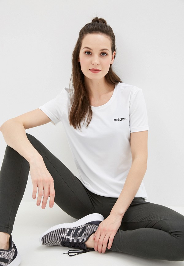 

Футболка спортивная adidas, adidas AD002EWFKAV9, Белый