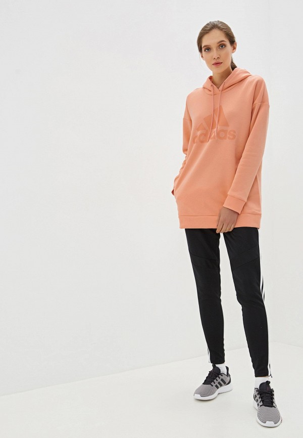 

Худи adidas, adidas AD002EWFKAW2, Коралловый