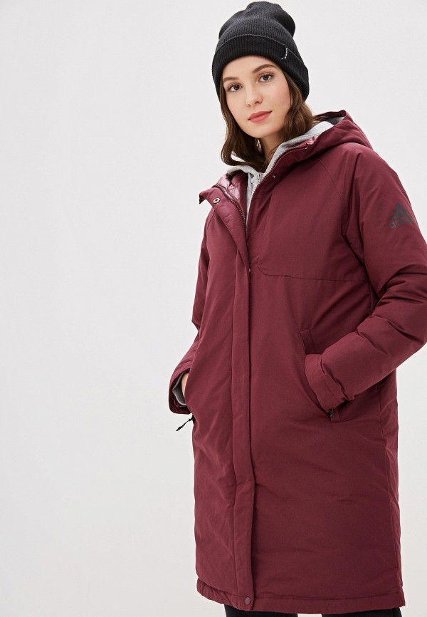 

Пуховик adidas, Бордовый, adidas AD002EWFKSK2