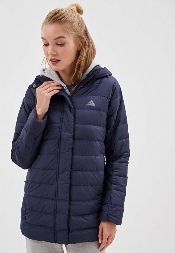 

Пуховик adidas, Синий, adidas AD002EWFKSK3