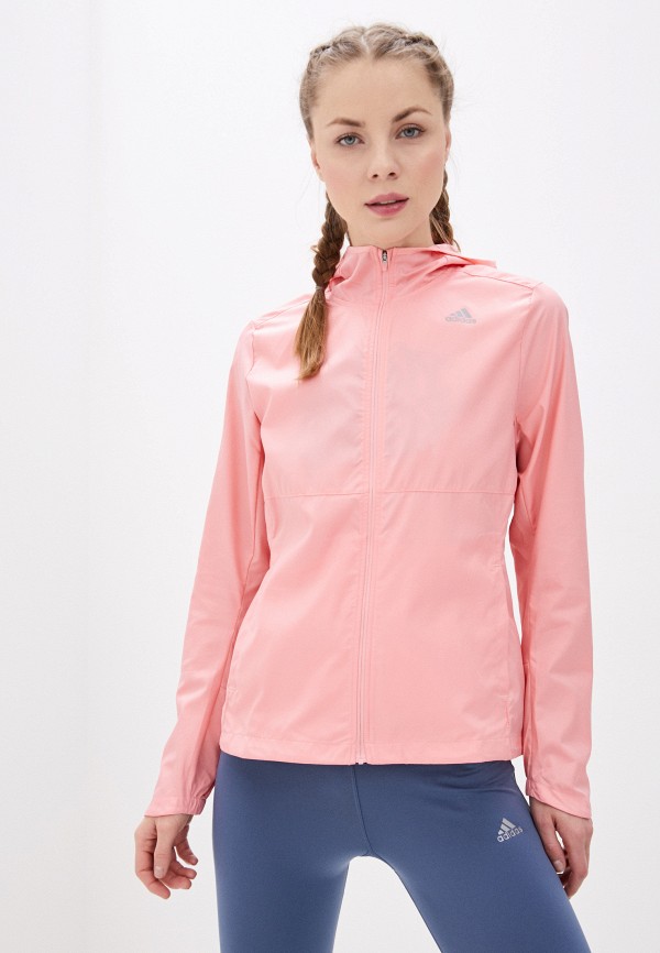 

Ветровка adidas, Розовый, adidas AD002EWHLQT9