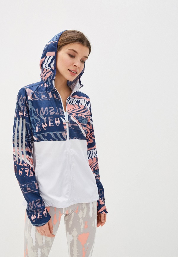 

Ветровка adidas, Синий, adidas AD002EWHLQU0
