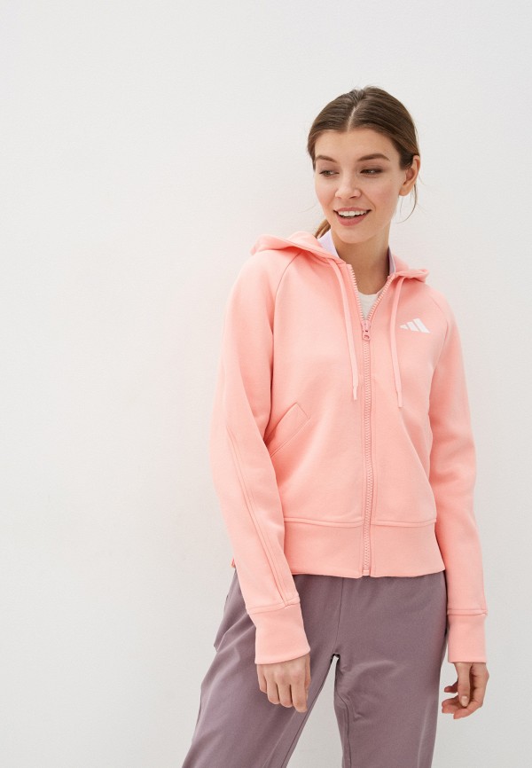 

Толстовка adidas, Розовый, W Rib Hoodie