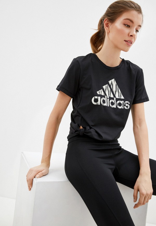 

Футболка спортивная adidas, Черный, adidas AD002EWHLRI4