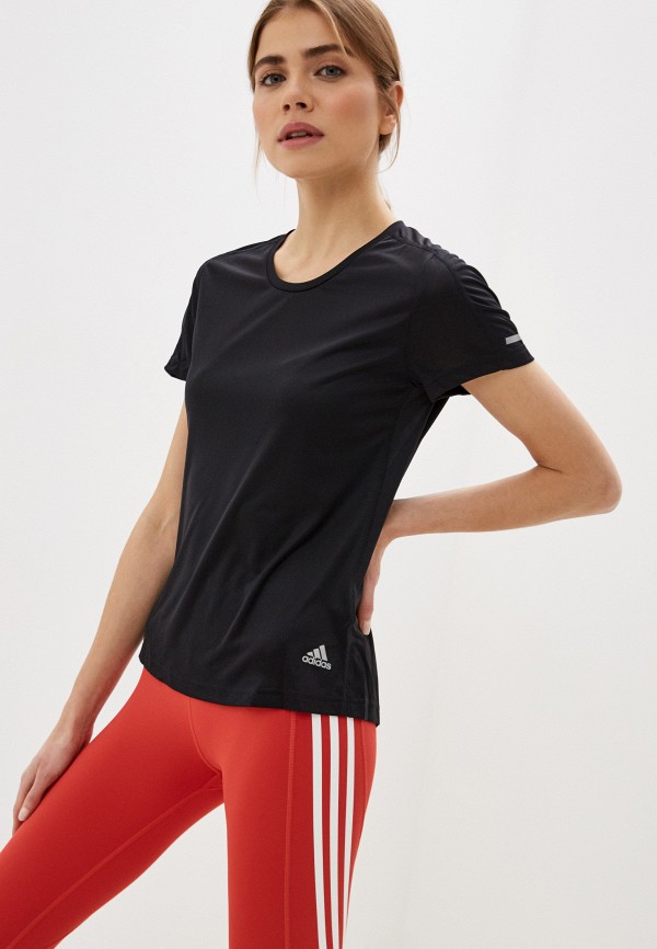 

Футболка adidas, Черный, adidas AD002EWHLRJ1