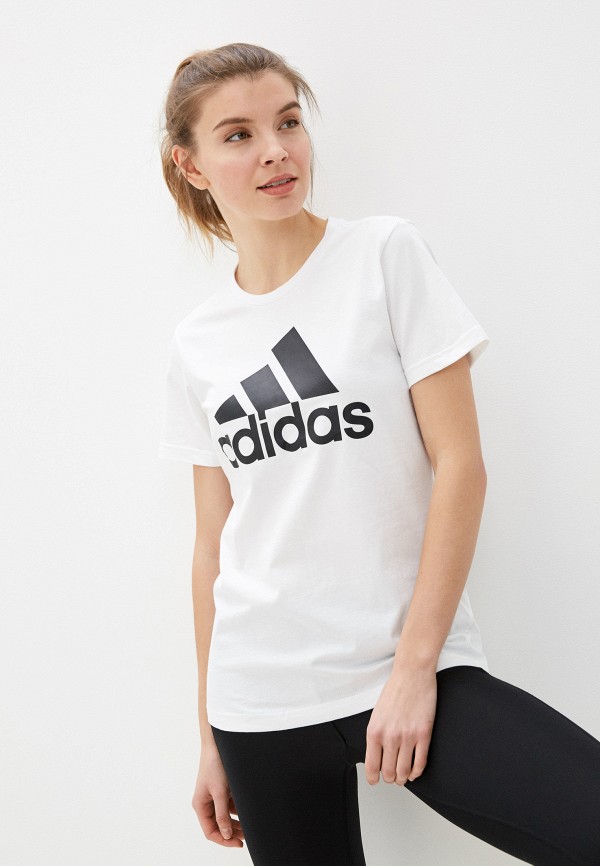 Футболка adidas белый FQ3238 AD002EWHLRL5