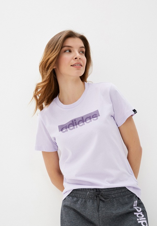

Футболка adidas, Фиолетовый, W BOXED T