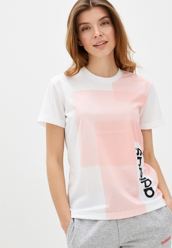 

Футболка adidas, Белый, adidas AD002EWHLRM5