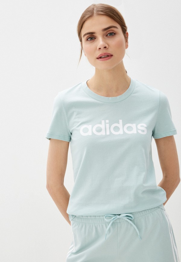 

Футболка adidas, Бирюзовый, adidas AD002EWHLRN7