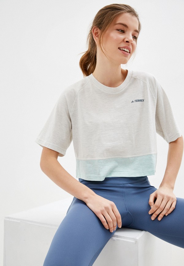 

Футболка adidas, Серый, adidas AD002EWHLRO7