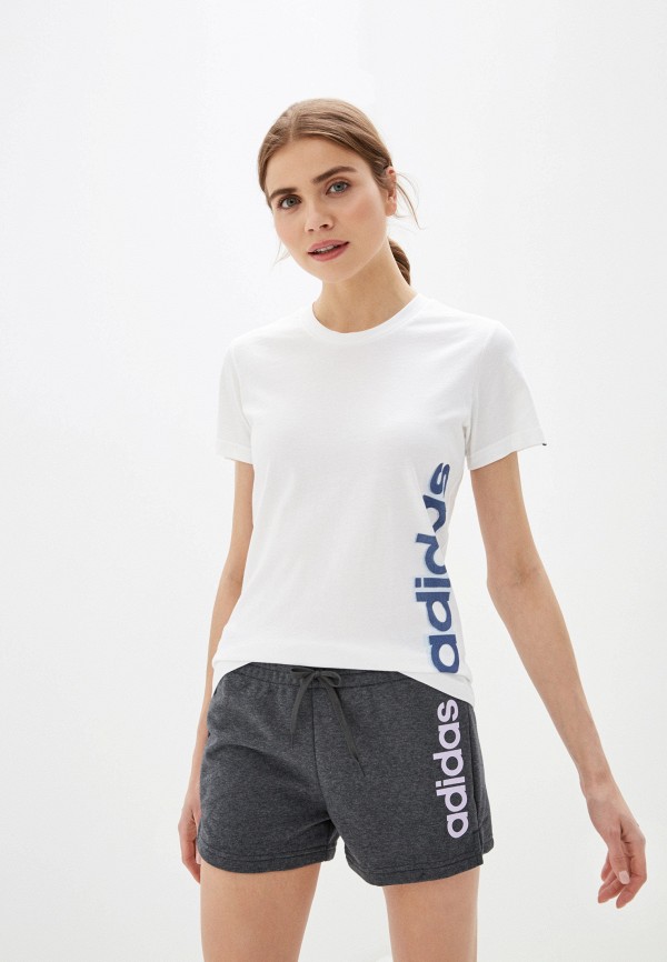 

Футболка adidas, Белый, W VERTICAL T