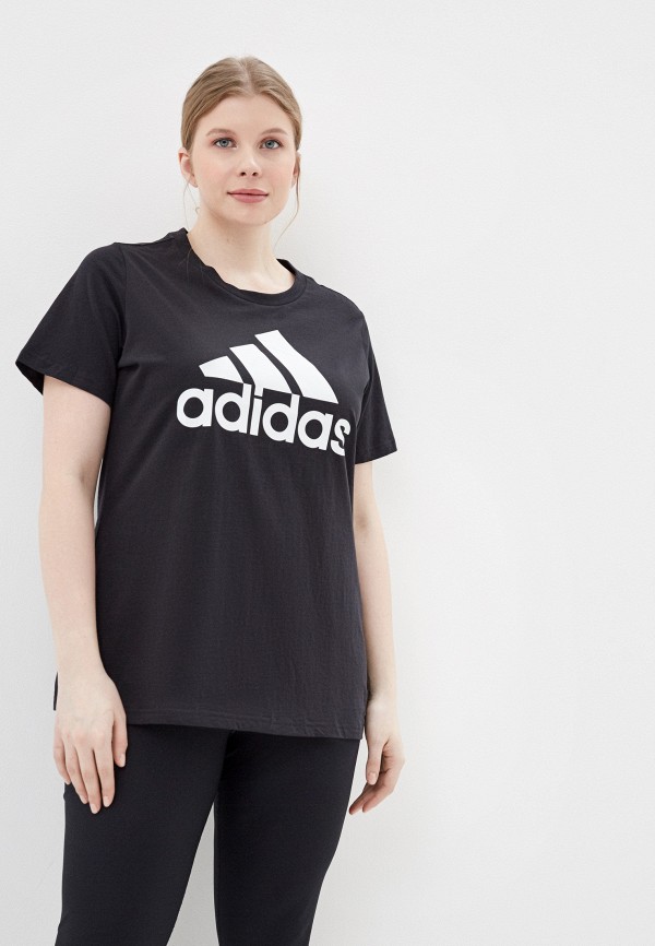 

Футболка adidas, Черный, adidas AD002EWHLSH5