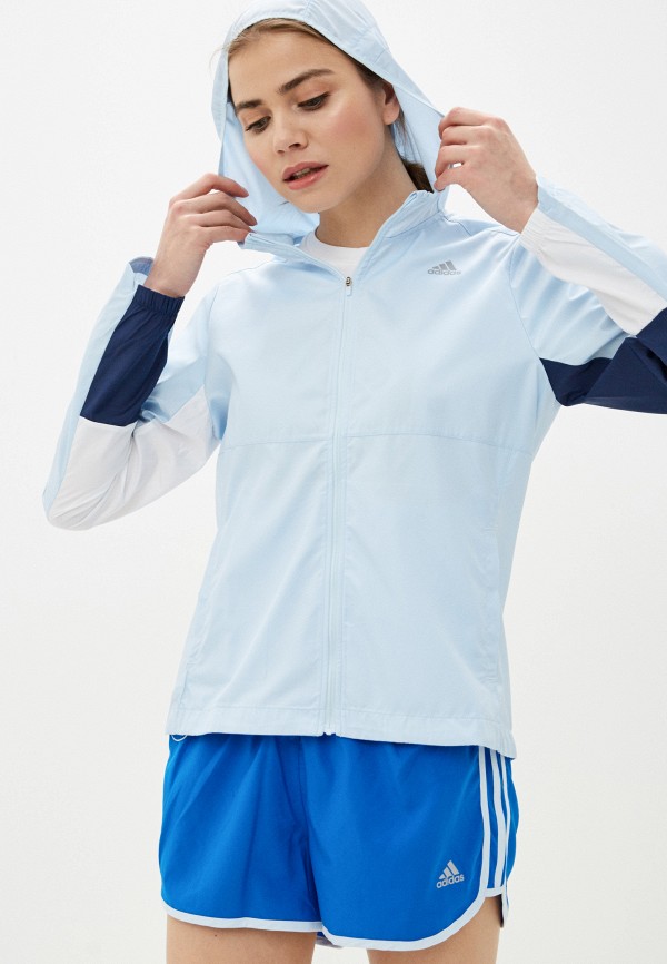 

Ветровка adidas, Голубой, OWN THE RUN JKT