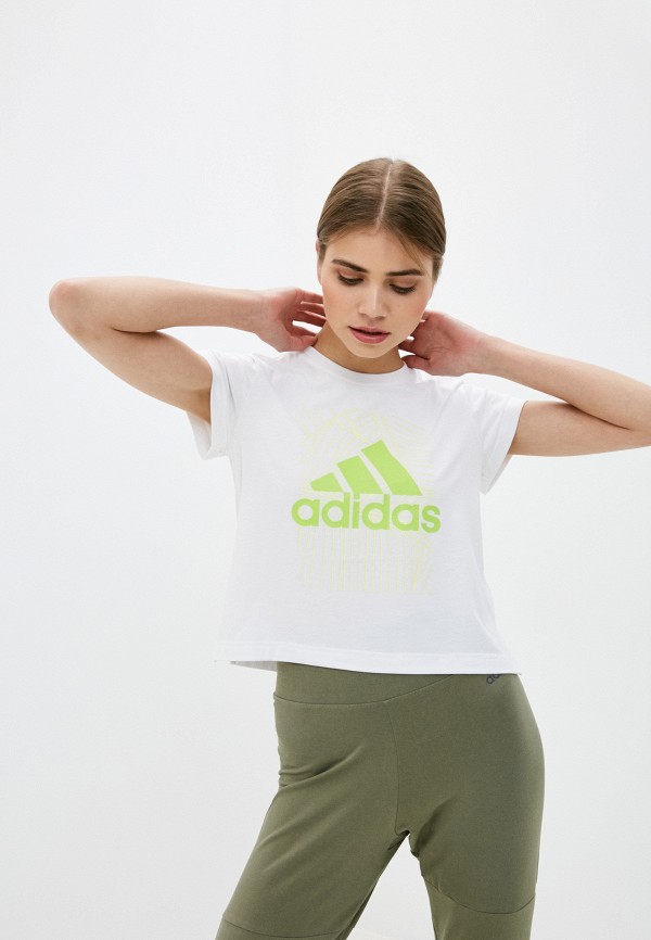 

Футболка спортивная adidas, Белый, ADI VIBES TEE