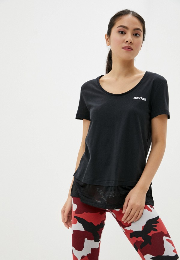 

Футболка спортивная adidas, Черный, W E MM T
