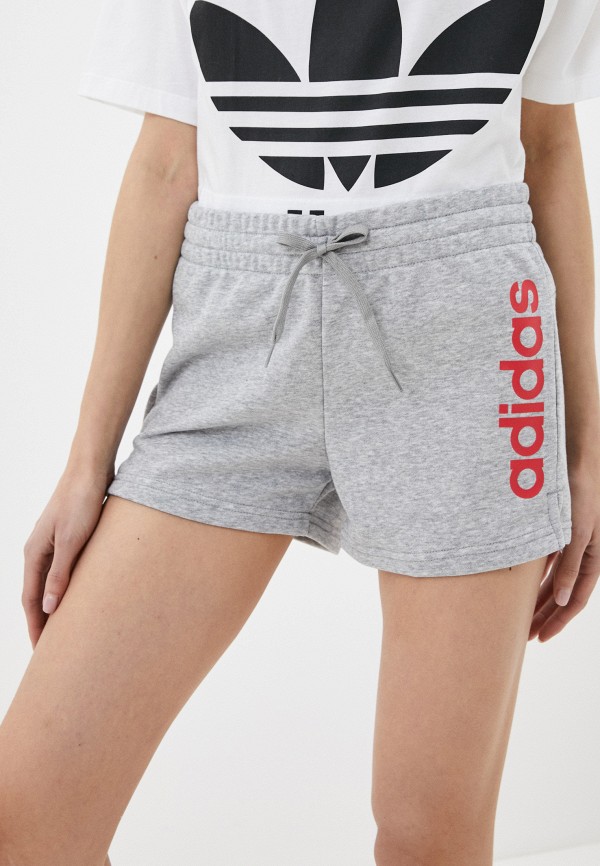 

Шорты спортивные adidas, Серый, W E LIN SHORT