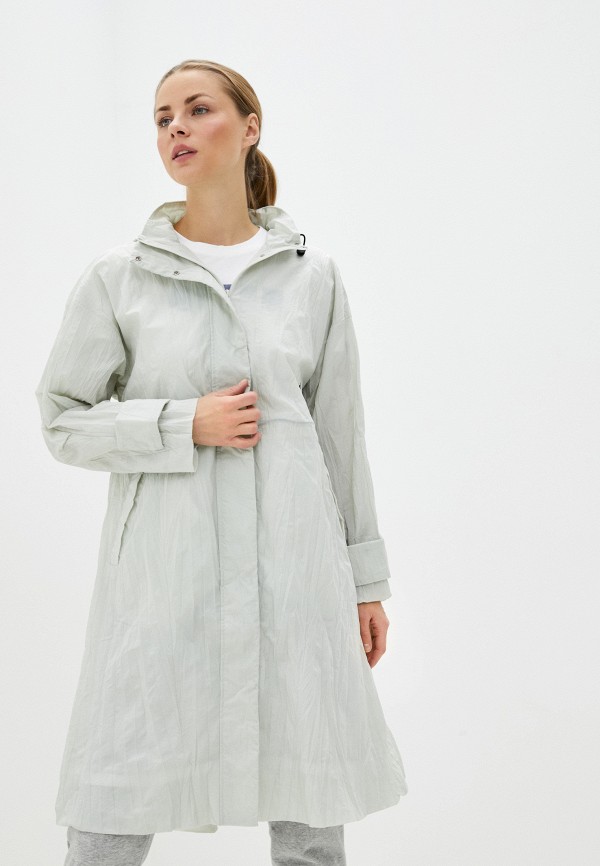 

Плащ adidas, Серый, W STL LONG JKT