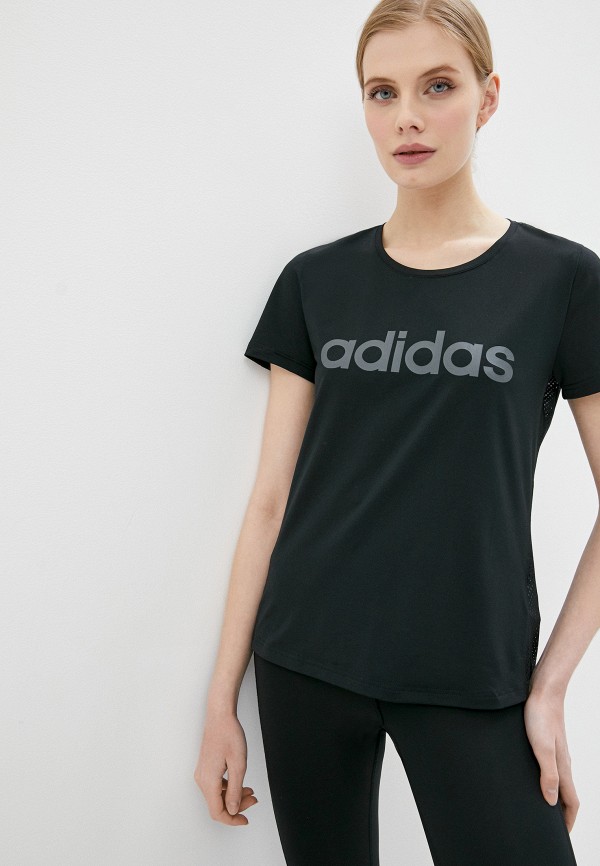 

Футболка спортивная adidas, Черный, D2M LOGO TEE