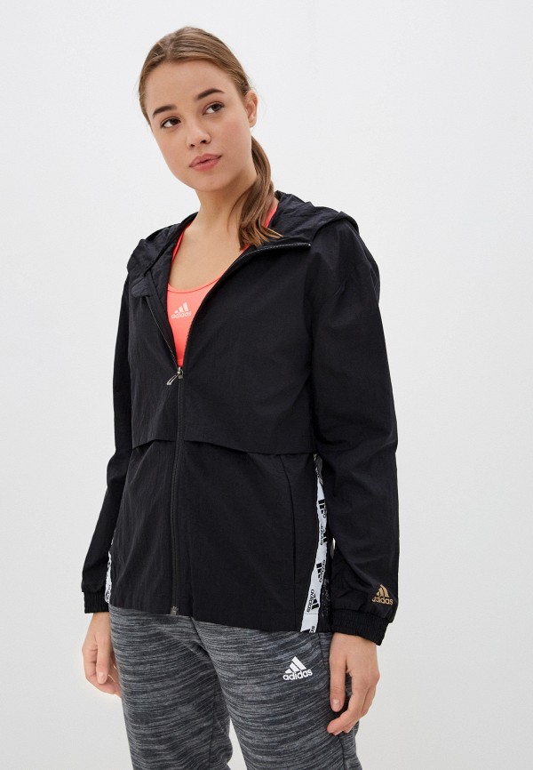 

Ветровка adidas, Черный, adidas AD002EWJMSS4