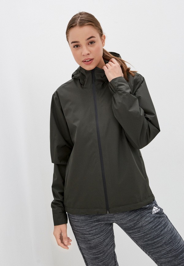 

Ветровка adidas, Хаки, adidas AD002EWJMSV3