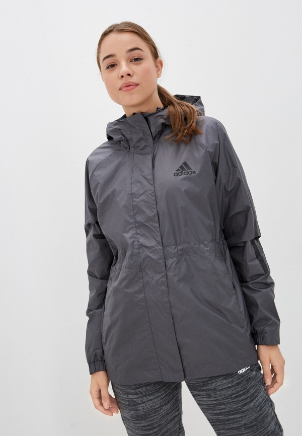 

Ветровка adidas, Серый, adidas AD002EWJMSV5