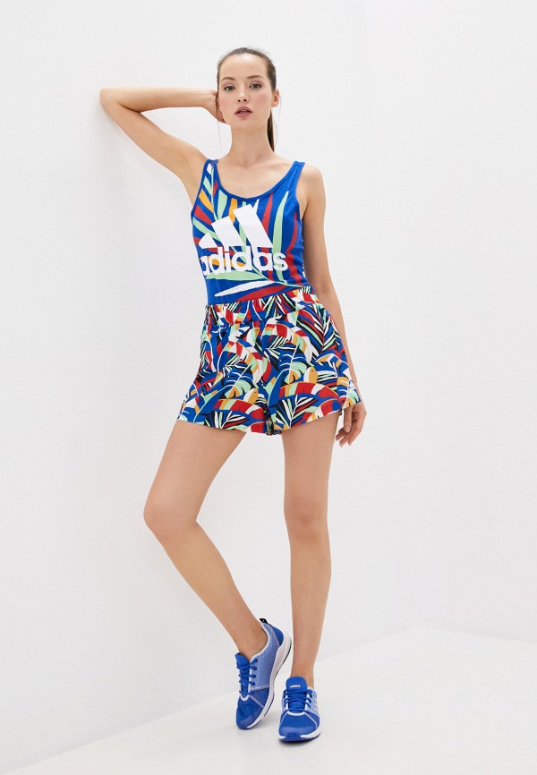 

Майка adidas, Синий, adidas AD002EWJMSZ5
