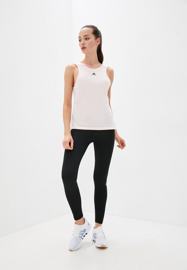 

Майка спортивная adidas, Розовый, adidas AD002EWJMTK4