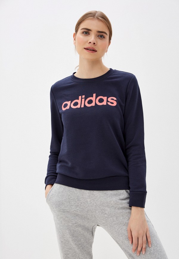 

Свитшот adidas, Синий, W E LIN SWEAT