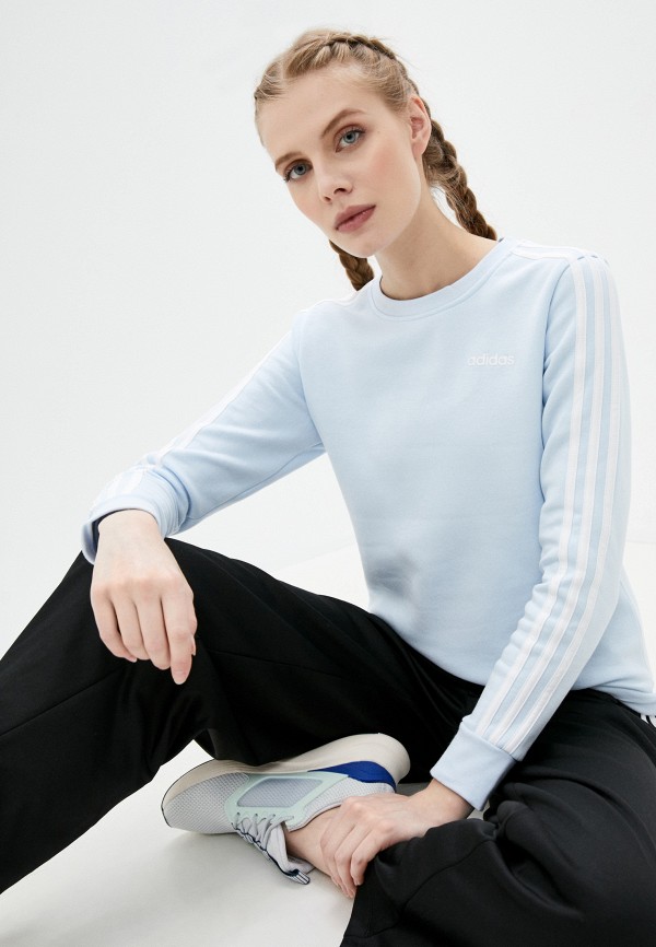 

Свитшот adidas, Голубой, adidas AD002EWJMTT4