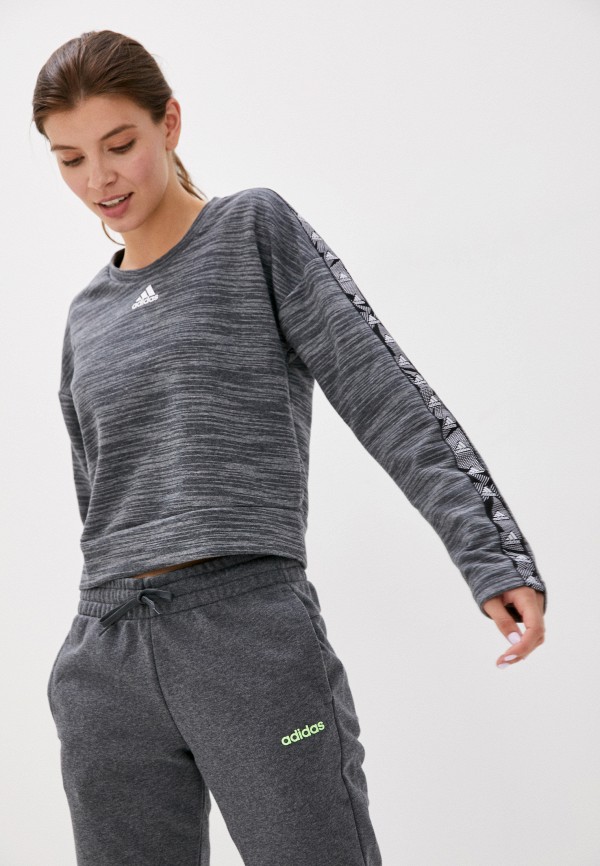 

Свитшот adidas, Серый, adidas AD002EWJMTU0