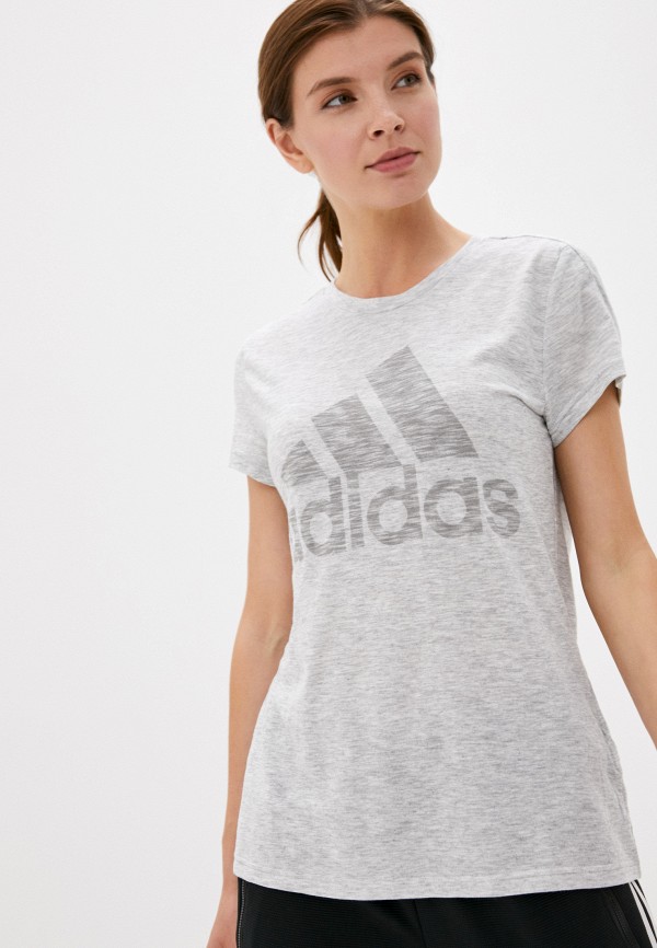 

Футболка adidas, Серый, W WINNERS TEE