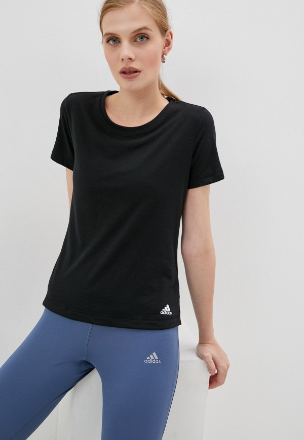 

Футболка adidas, Черный, adidas AD002EWJMUM6