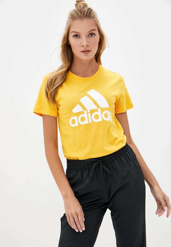 

Футболка adidas, Желтый, W BOS CO TEE