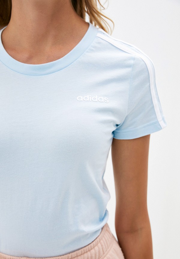 

Футболка adidas, Голубой, adidas AD002EWJMUY1