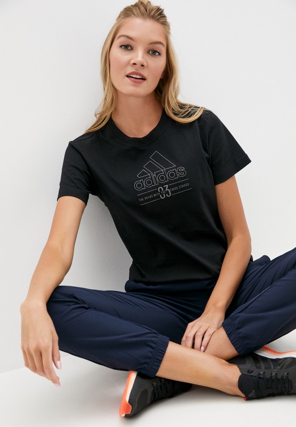 

Футболка adidas, Черный, adidas AD002EWJMUY3