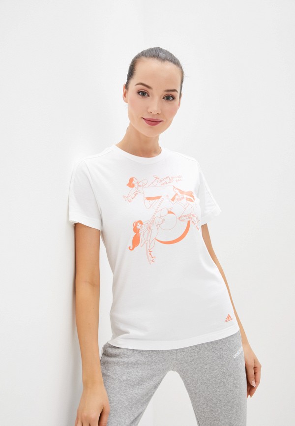

Футболка adidas, Белый, W DSNY PRNCS T