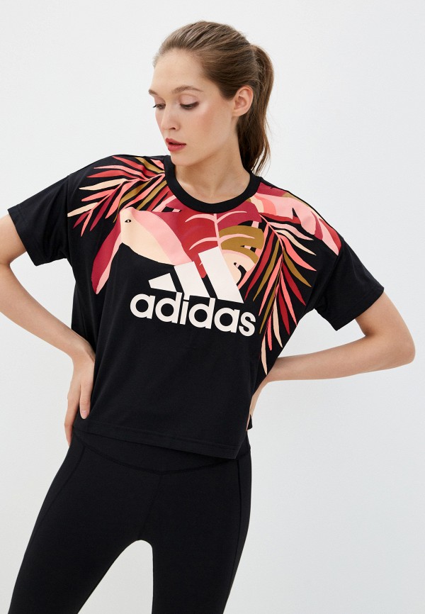 

Футболка adidas, Черный, W FARM T