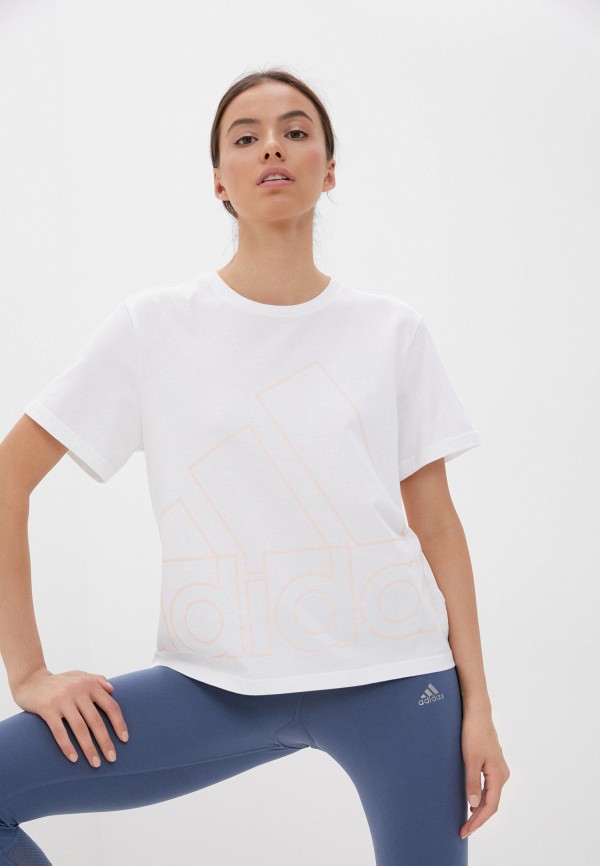 

Футболка adidas, Белый, W FAV BL TEE