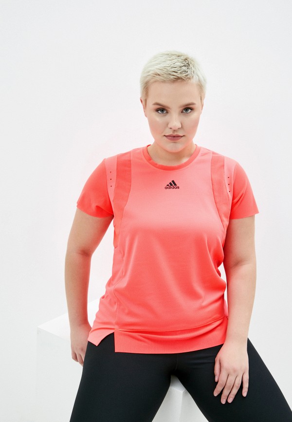 

Футболка спортивная adidas, Розовый, adidas AD002EWJMVB4